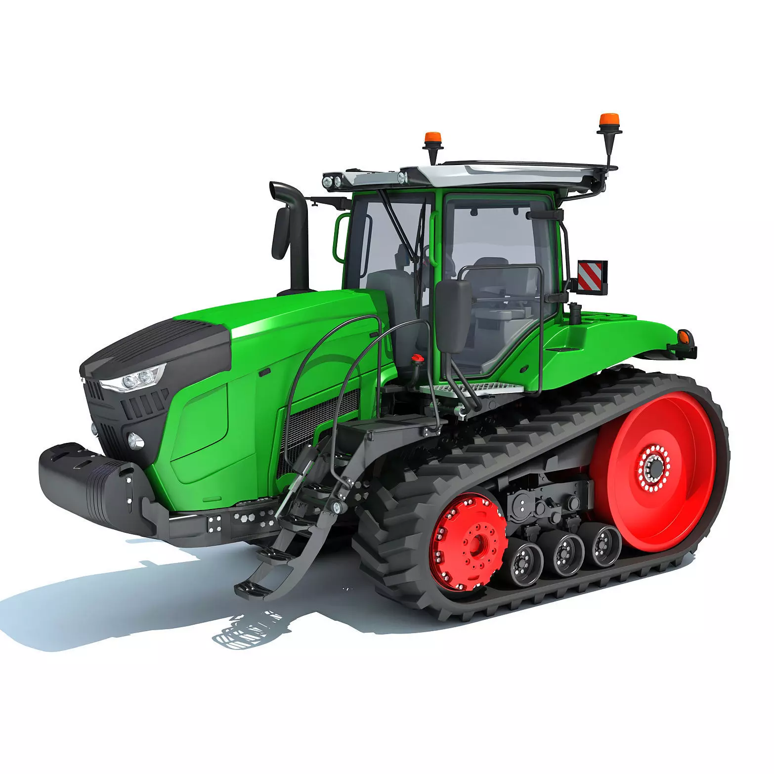 Two Track Tractor 3D model_0