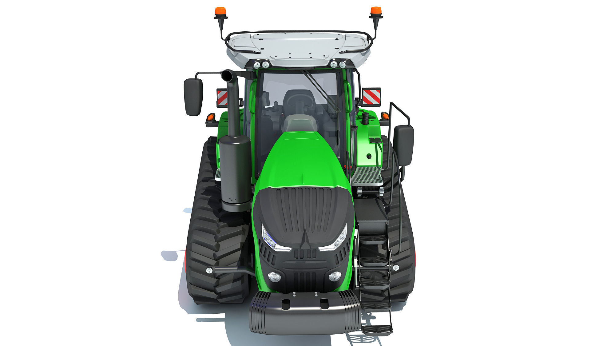 Two Track Tractor 3D model_11