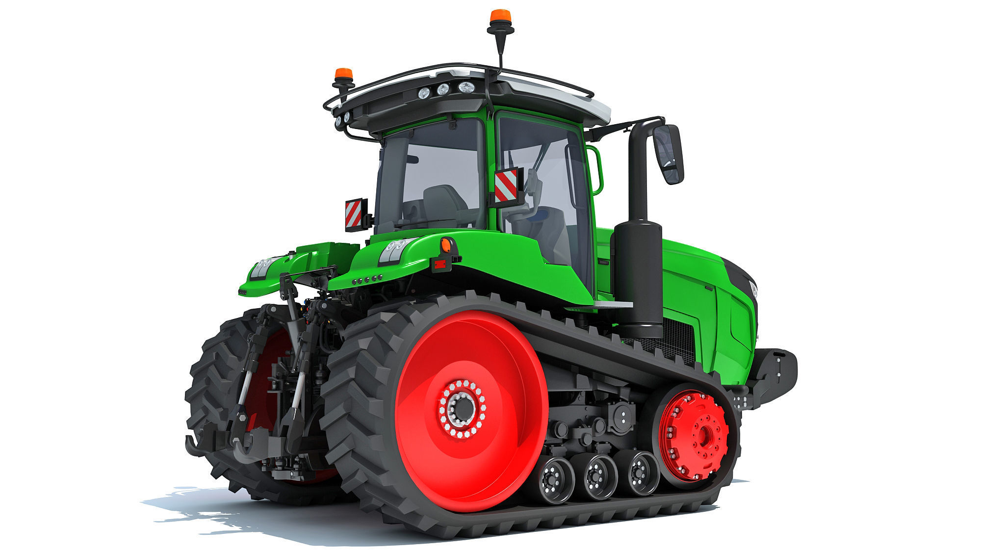 Two Track Tractor 3D model_5