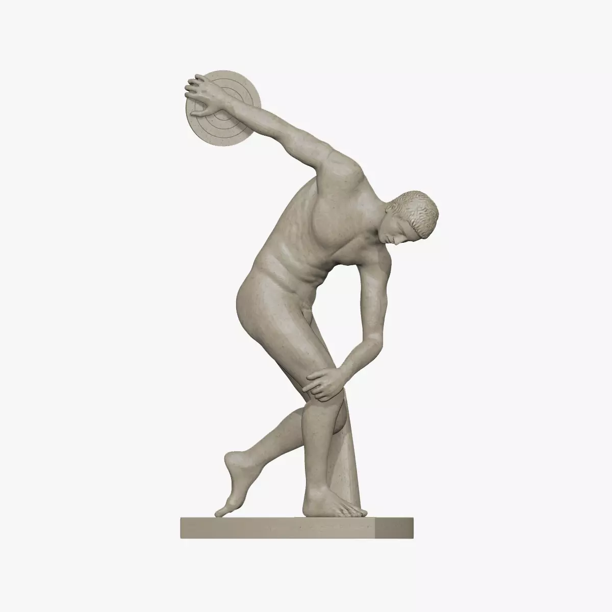 Thrower Statue 3D print model