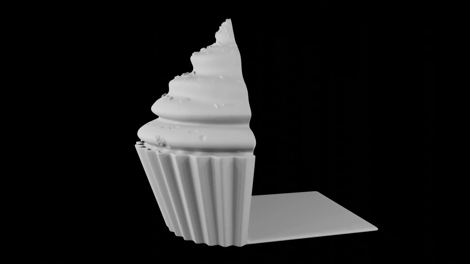 Cupcake Book Holder 3D print model_0