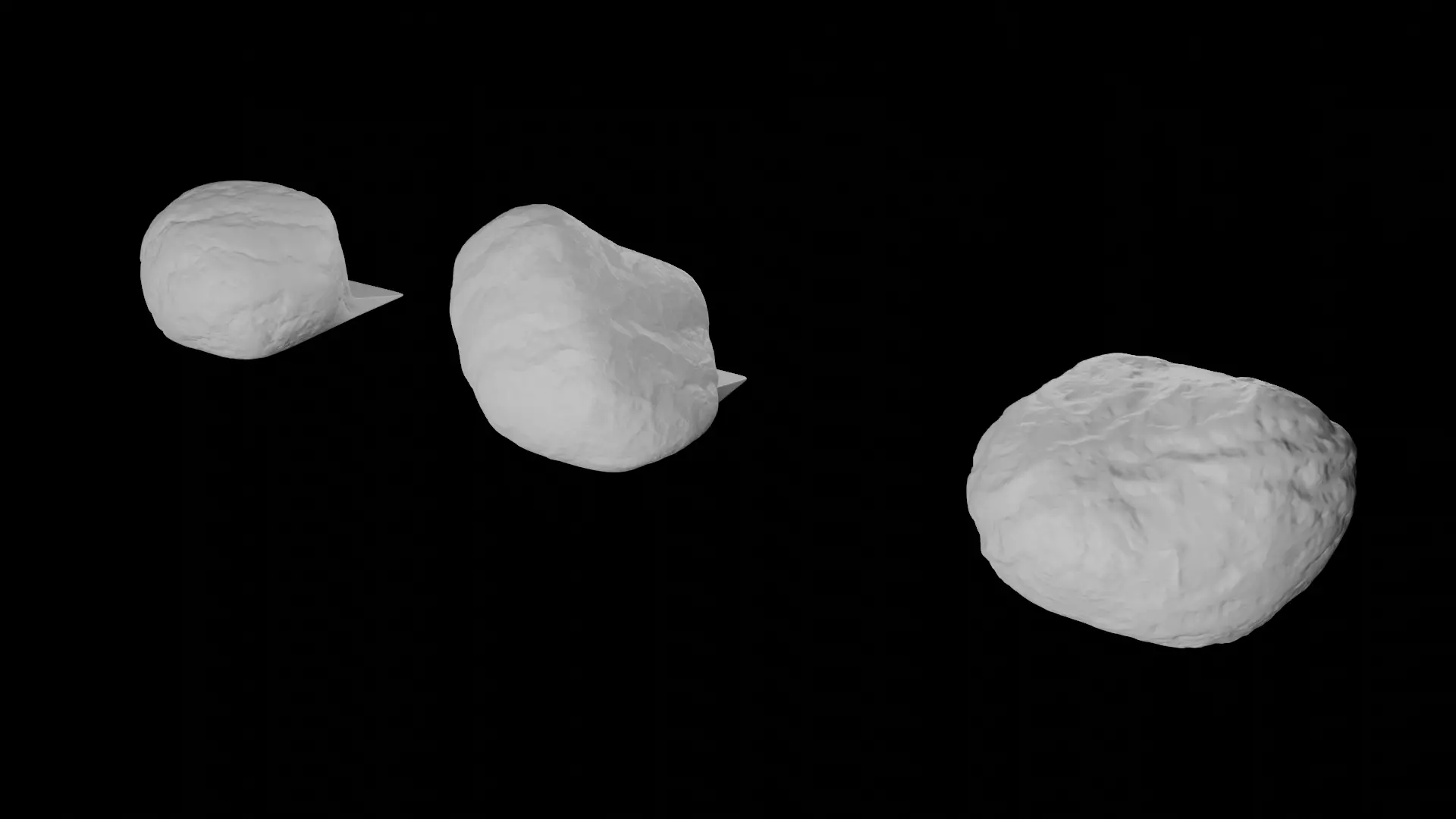 Fake Rock Door Stoppers 3D print model_0