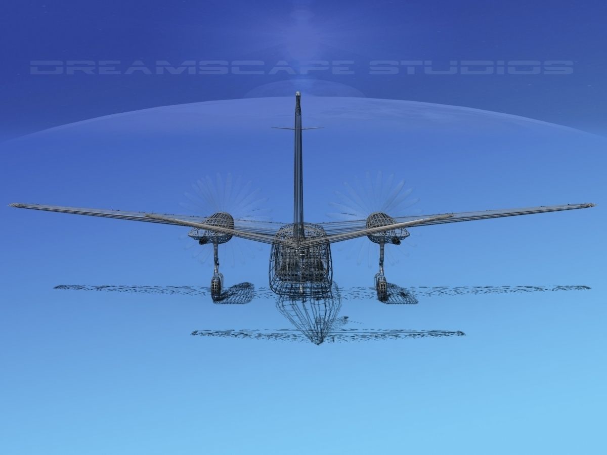 Rockwell Turbo Commander 690 V18 3D model_13