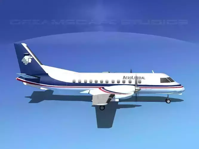 SAAB 340 AeroLitoral 3D model