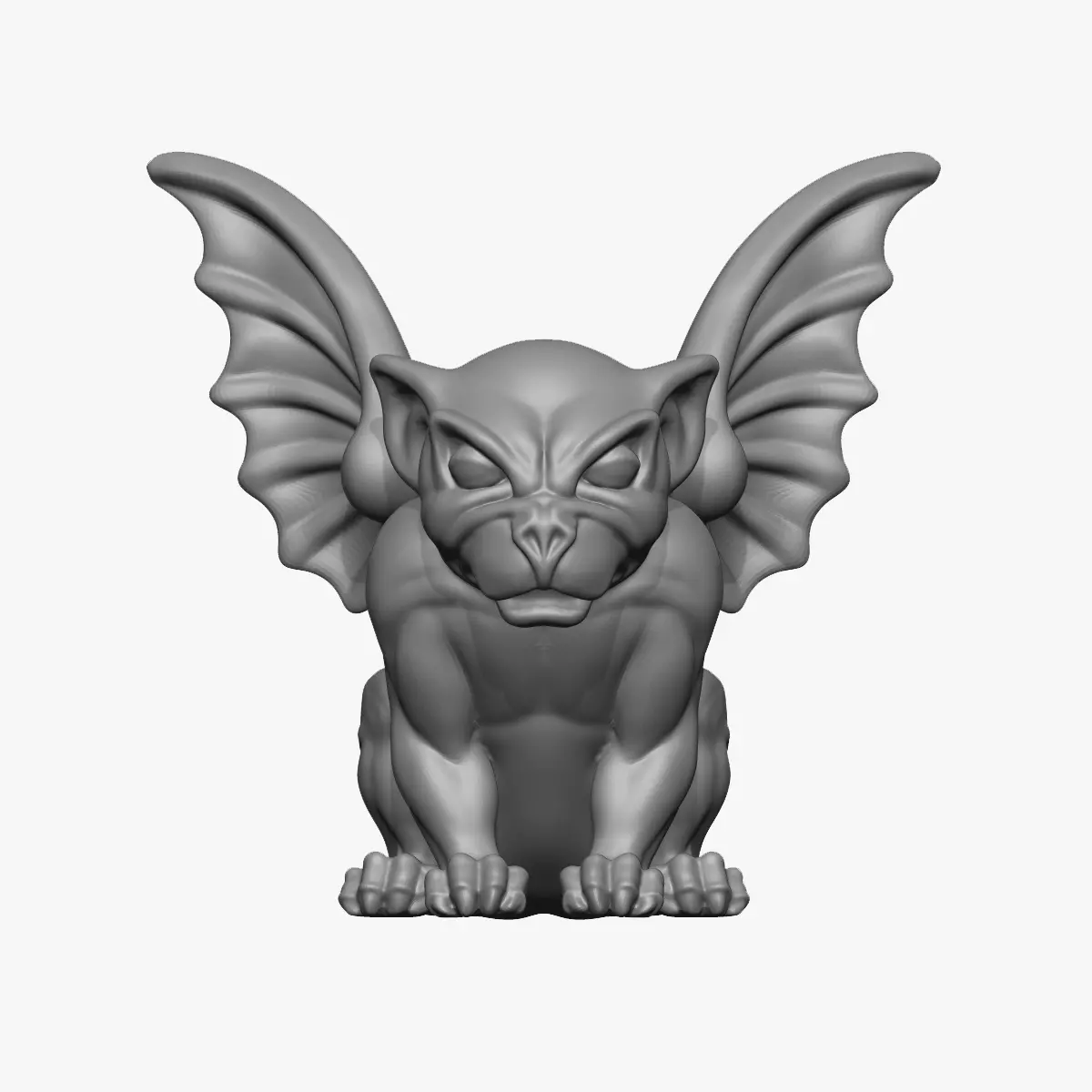 Gargoyle Statue 3D print model_0