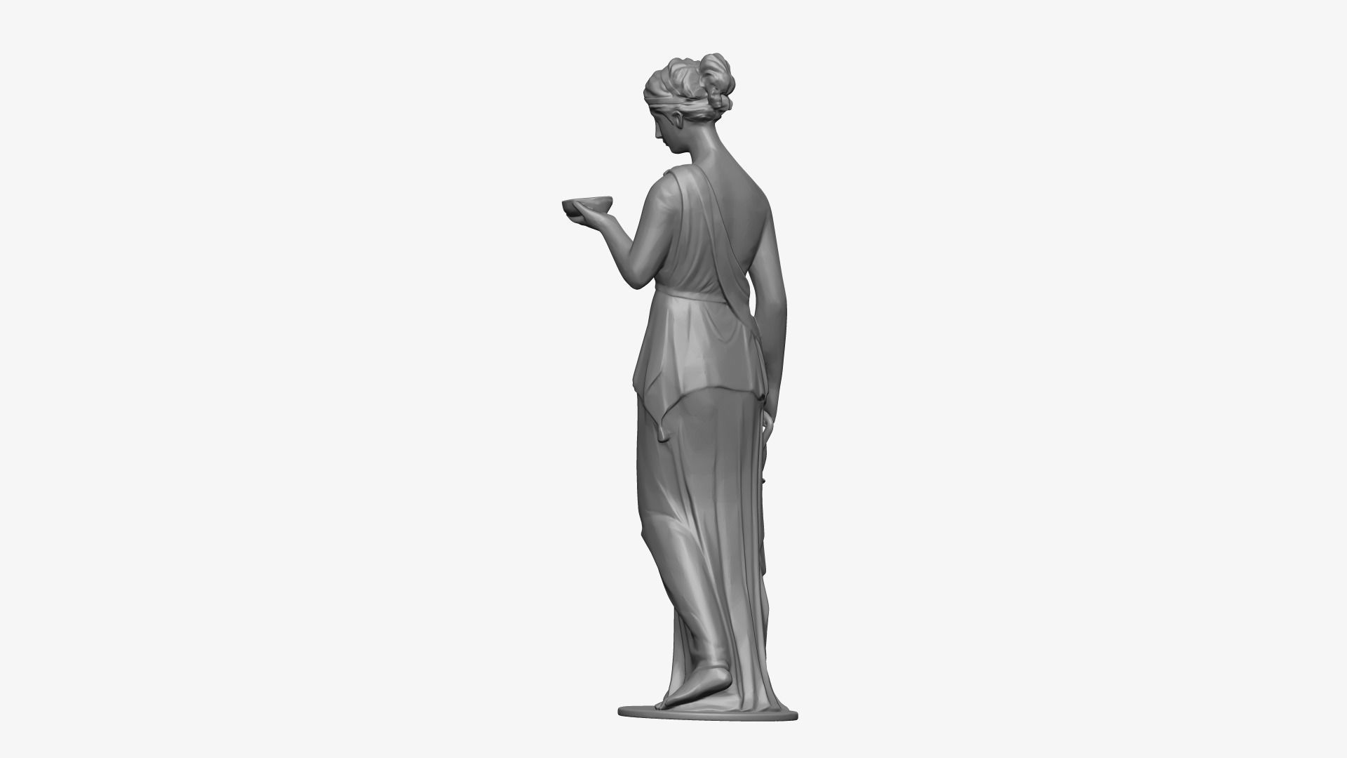 Ancient Roman Women 3D print model_4