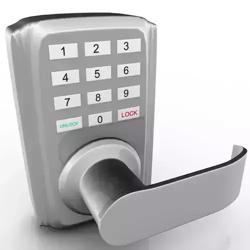 Keypad Door Lock 3D model