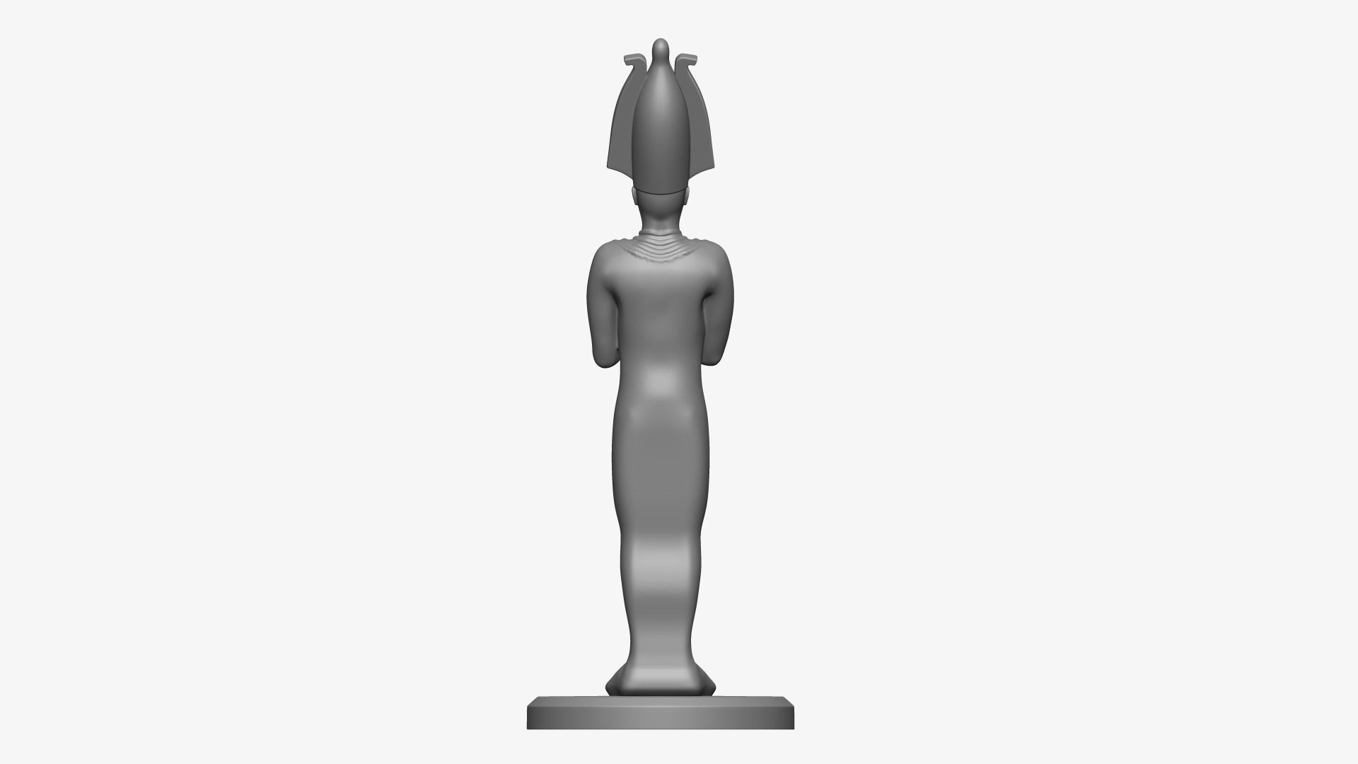 Egyptian Lord Osiris 3D print model_5