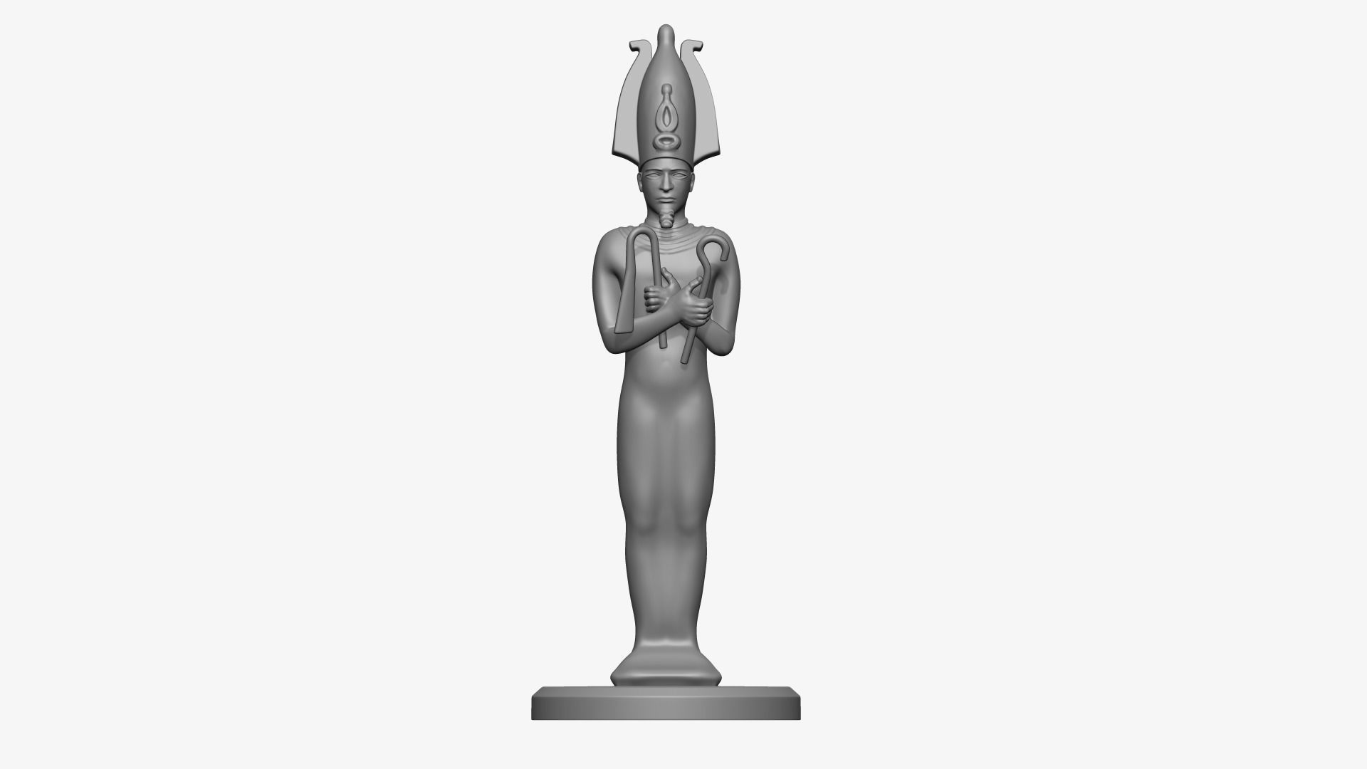 Egyptian Lord Osiris 3D print model_2