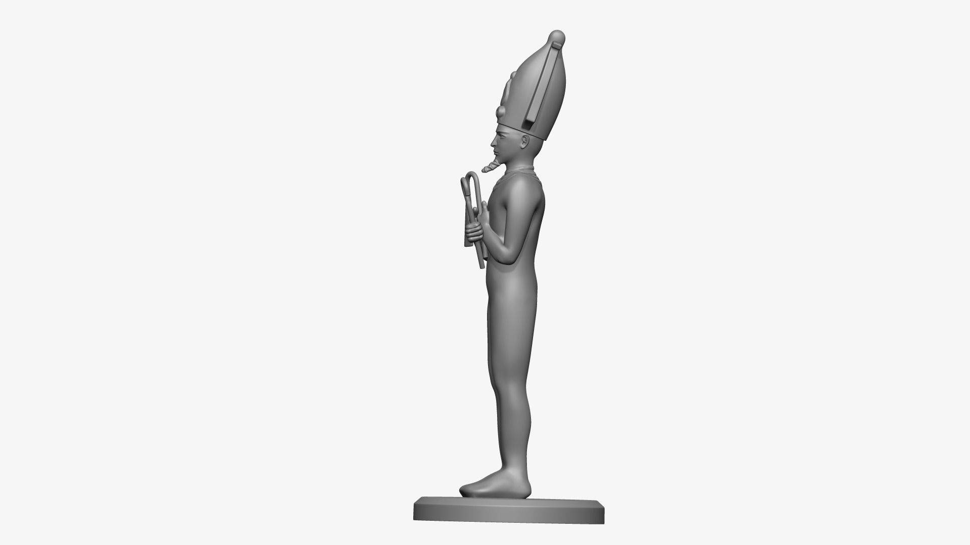 Egyptian Lord Osiris 3D print model_6