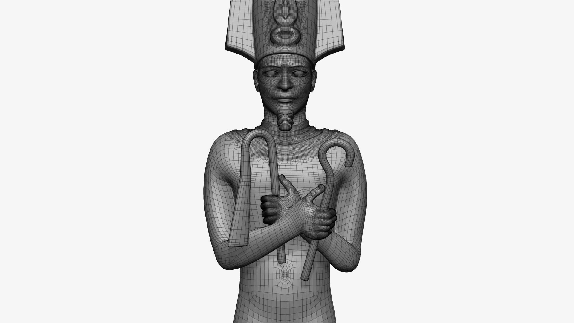 Egyptian Lord Osiris 3D print model_7