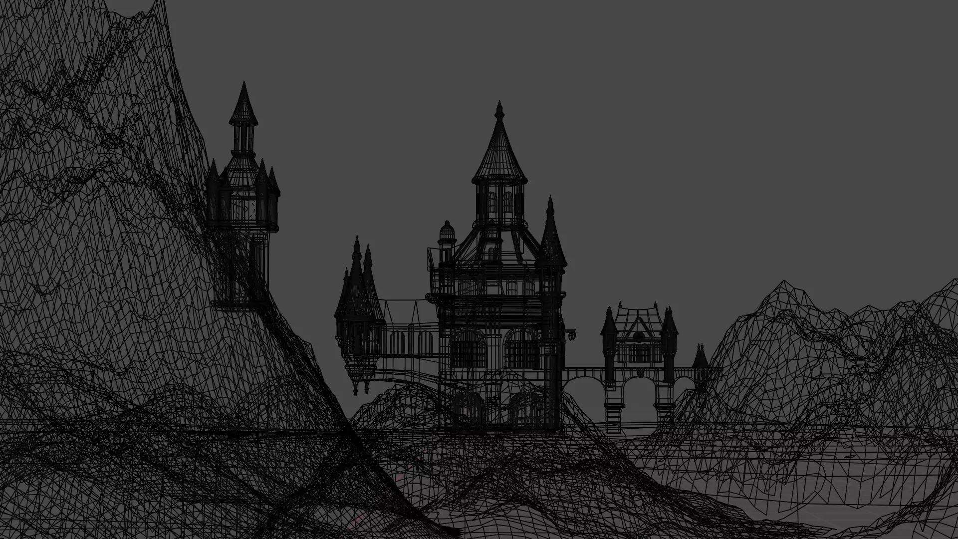 Medieval Castle 3D model_13