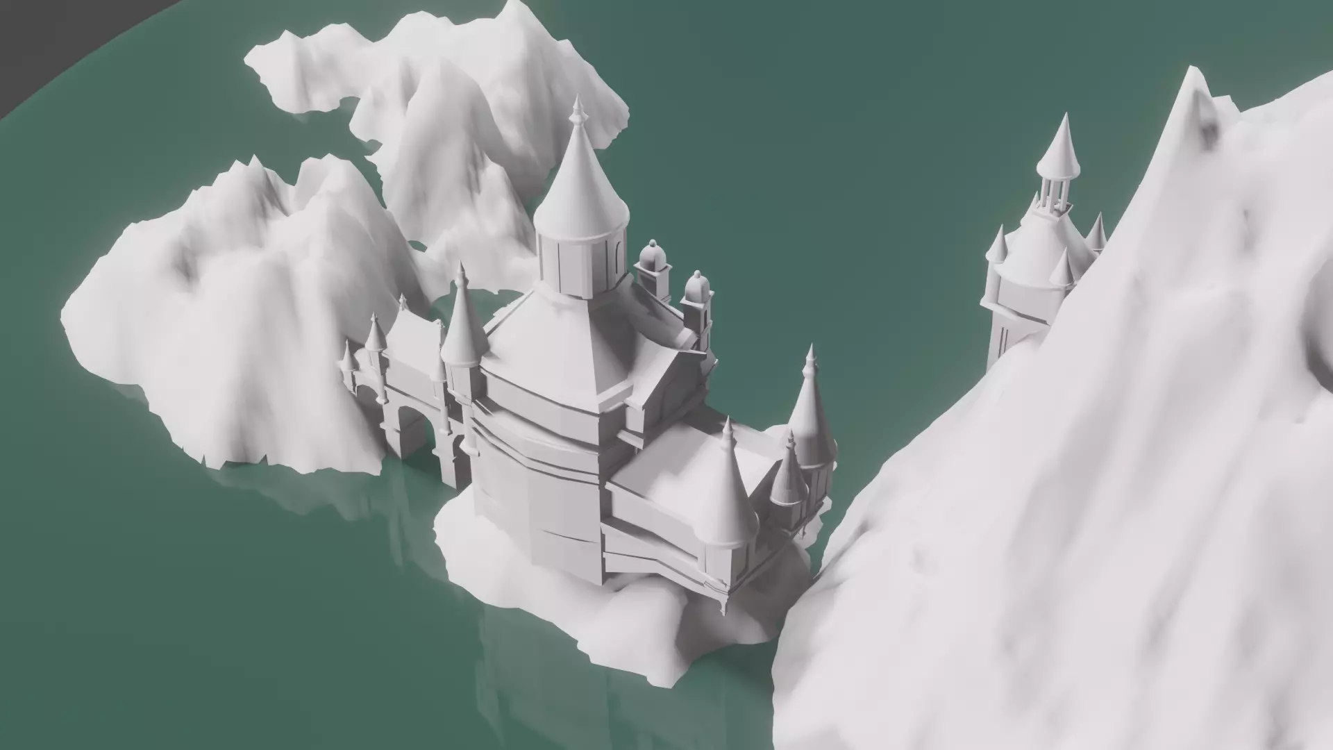 Medieval Castle 3D model_12