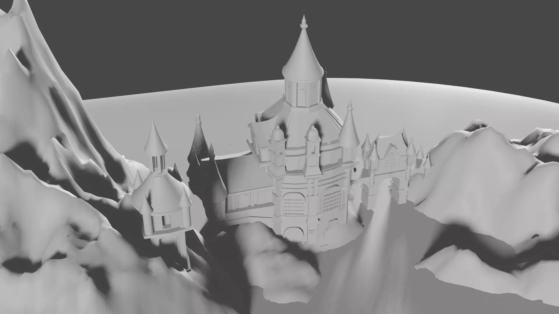 Medieval Castle 3D model_7