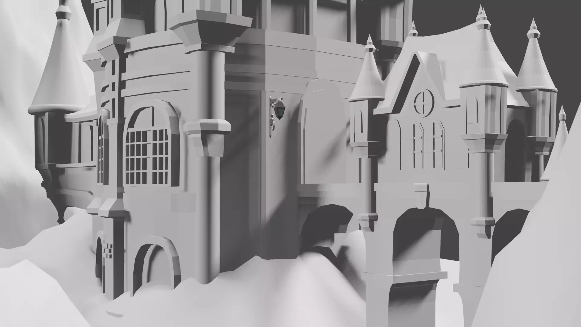 Medieval Castle 3D model_10