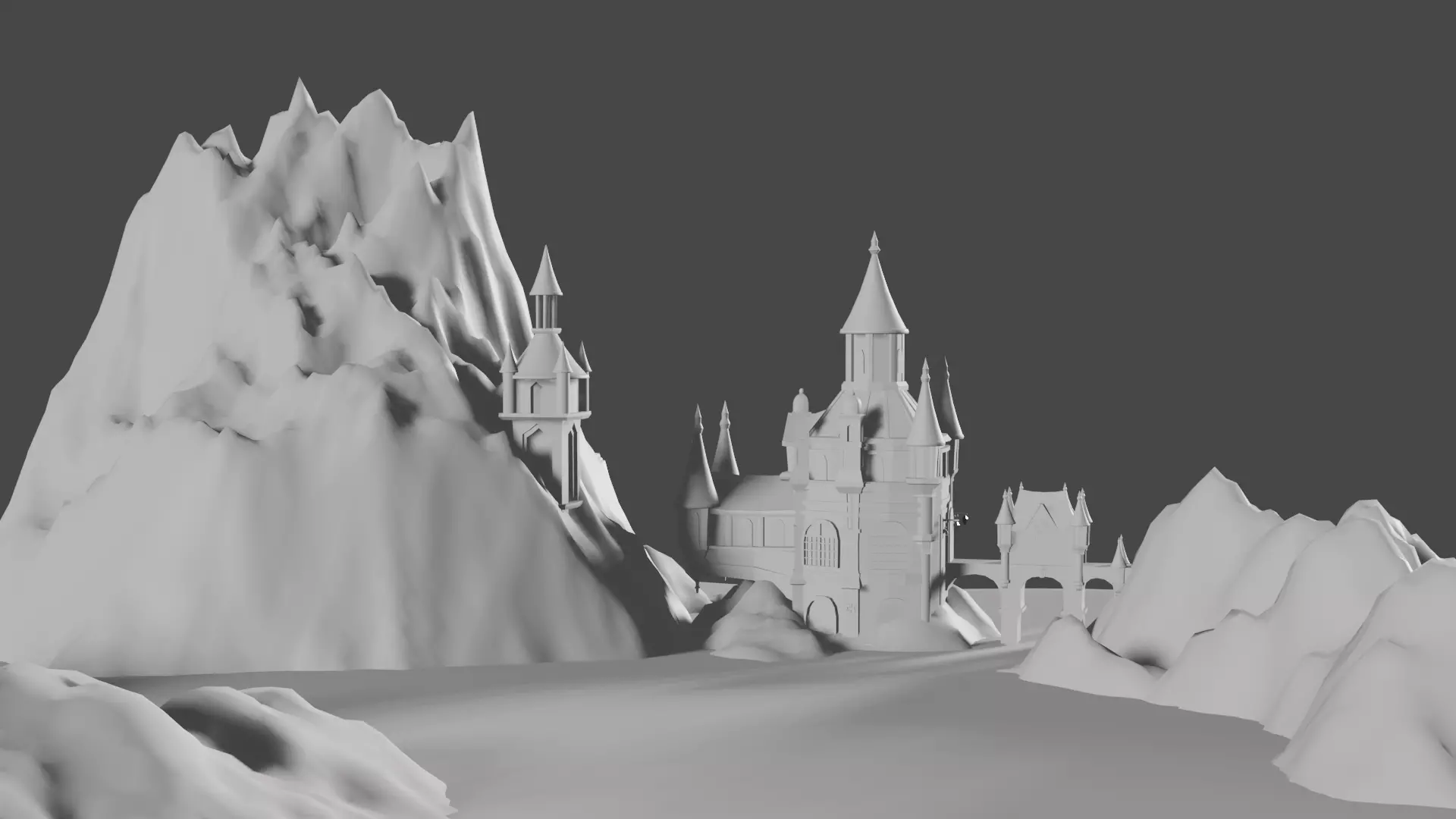 Medieval Castle 3D model_5