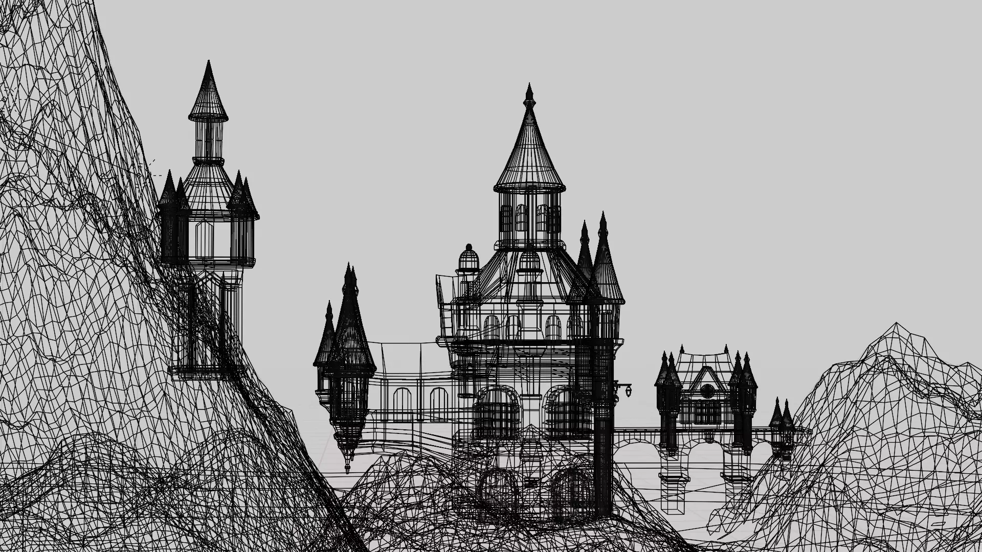 Medieval Castle 3D model_14