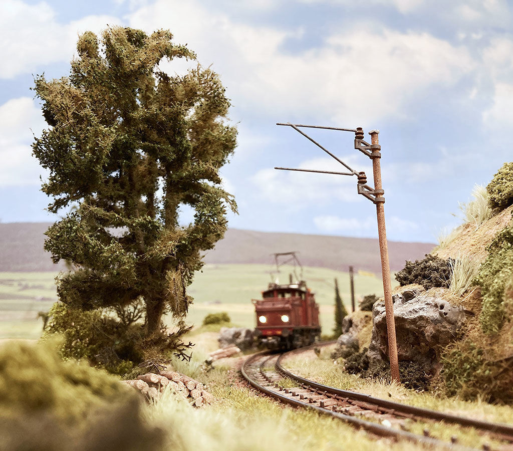 CAT-0002 Catenary set Swedish Old Welded H0-scale 19 items 3D print model_8