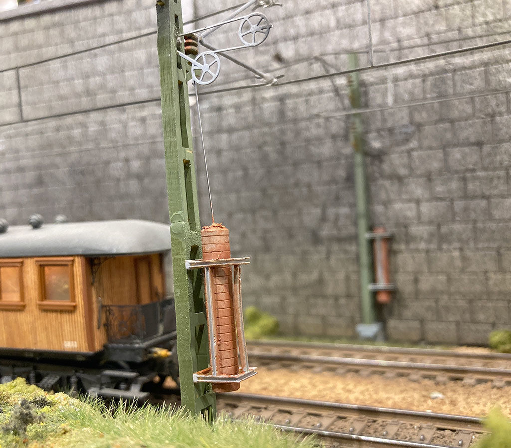 CAT-0002 Catenary set Swedish Old Welded H0-scale 19 items 3D print model_25
