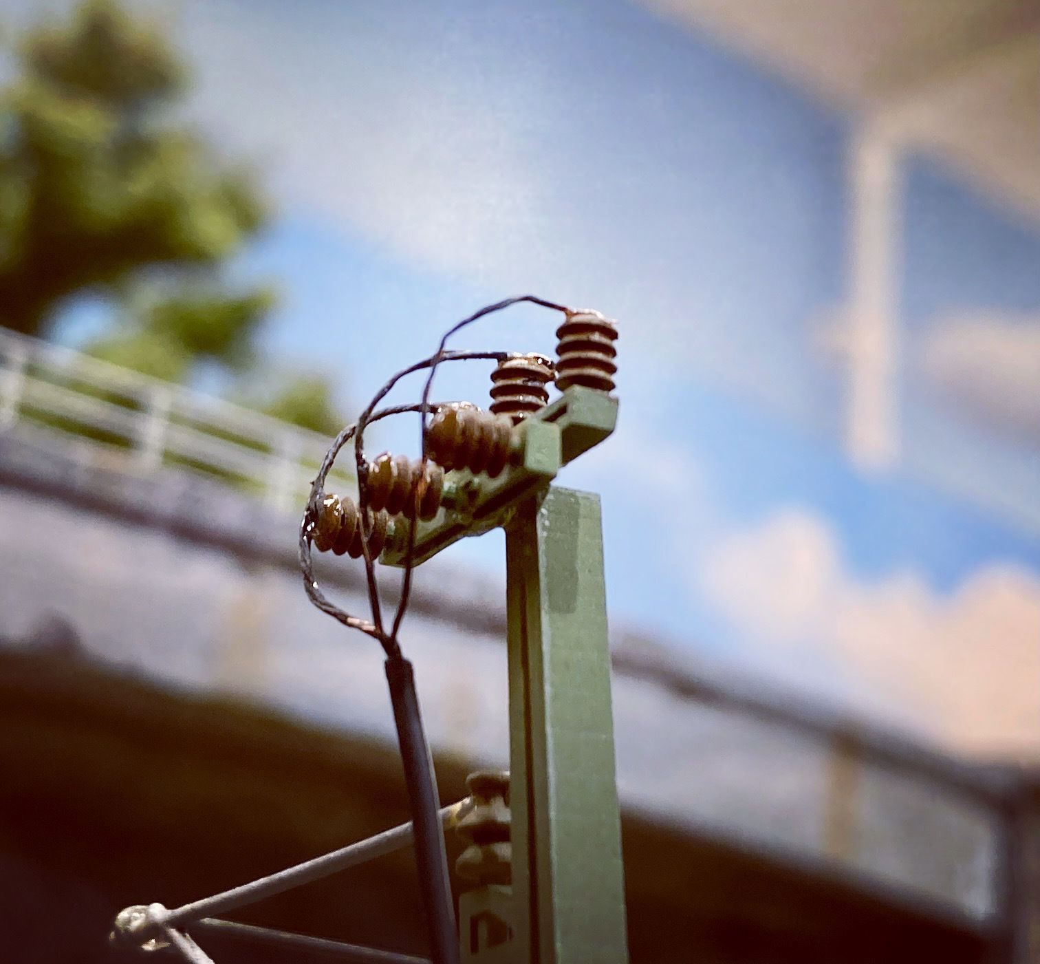 CAT-0002 Catenary set Swedish Old Welded H0-scale 19 items 3D print model_16