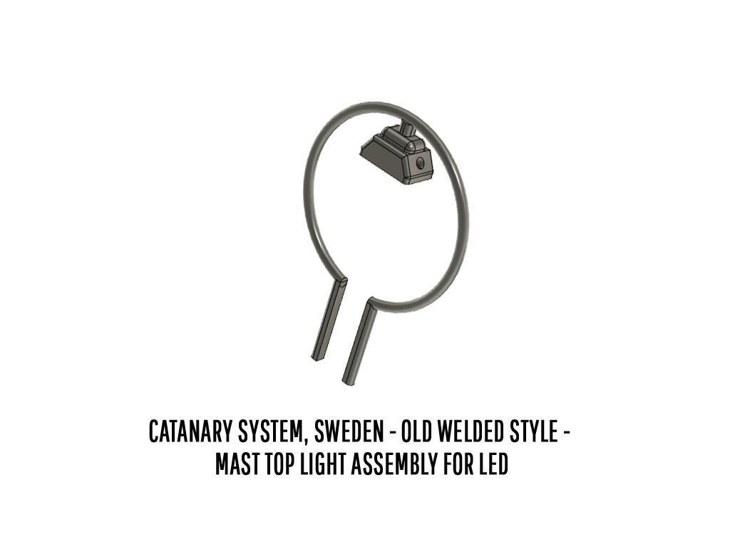 CAT-0002 Catenary set Swedish Old Welded H0-scale 19 items 3D print model_11