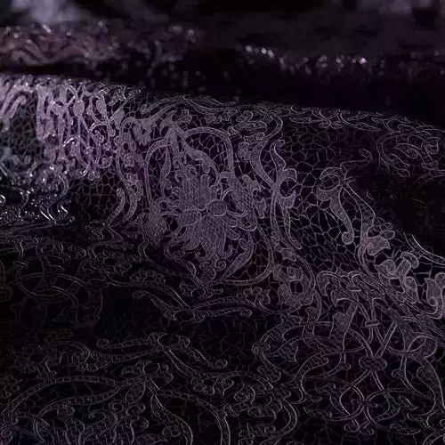 Lace Embroidery 09 - 4K - PBR - PNG - SBSAR