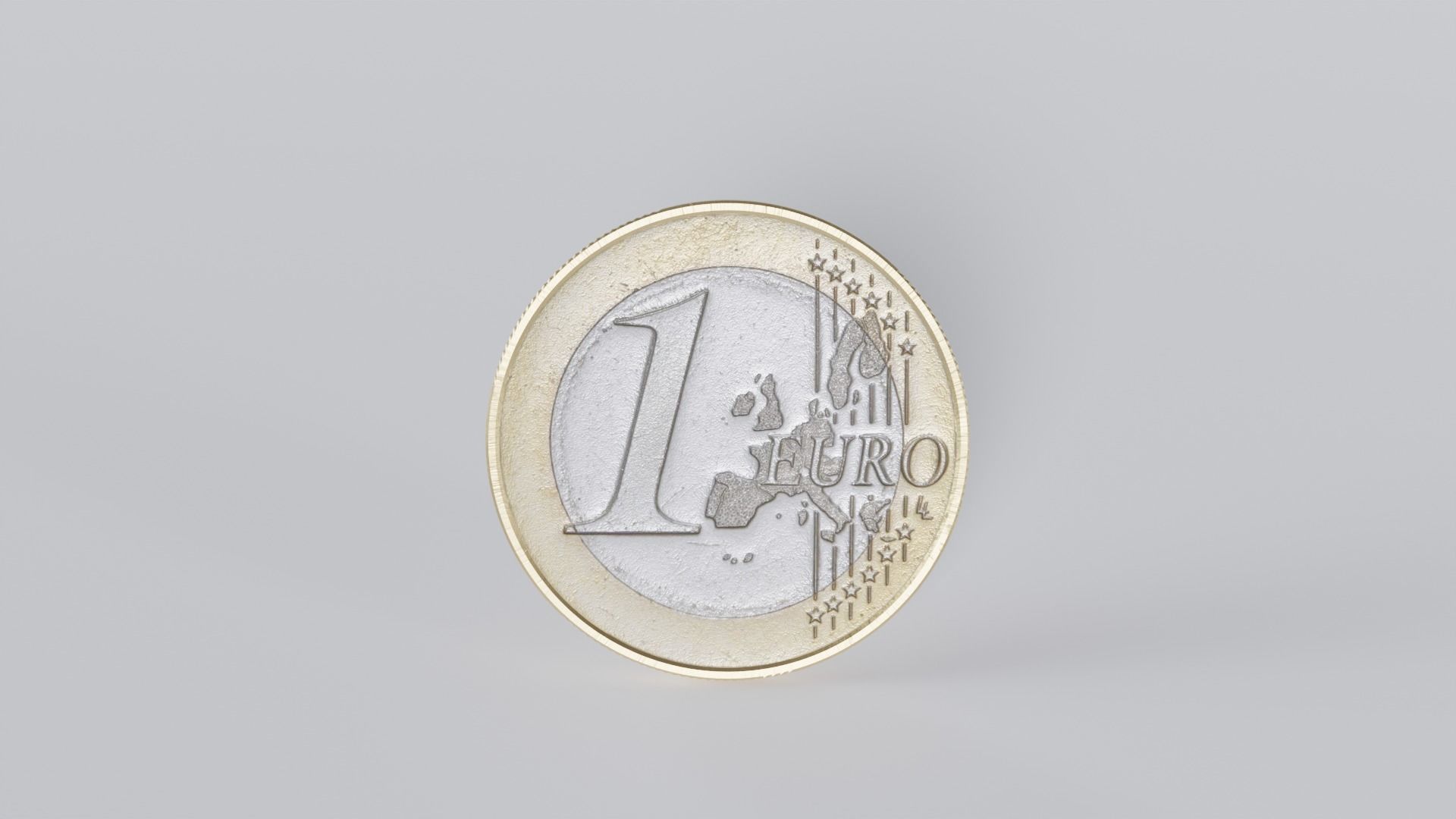 Euro coins - German version 3D model_16