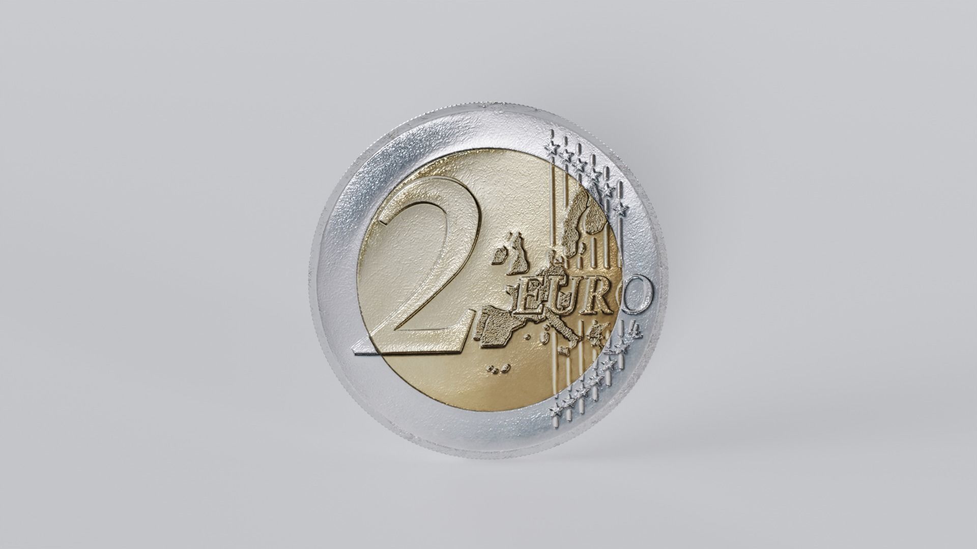 Euro coins - German version 3D model_18