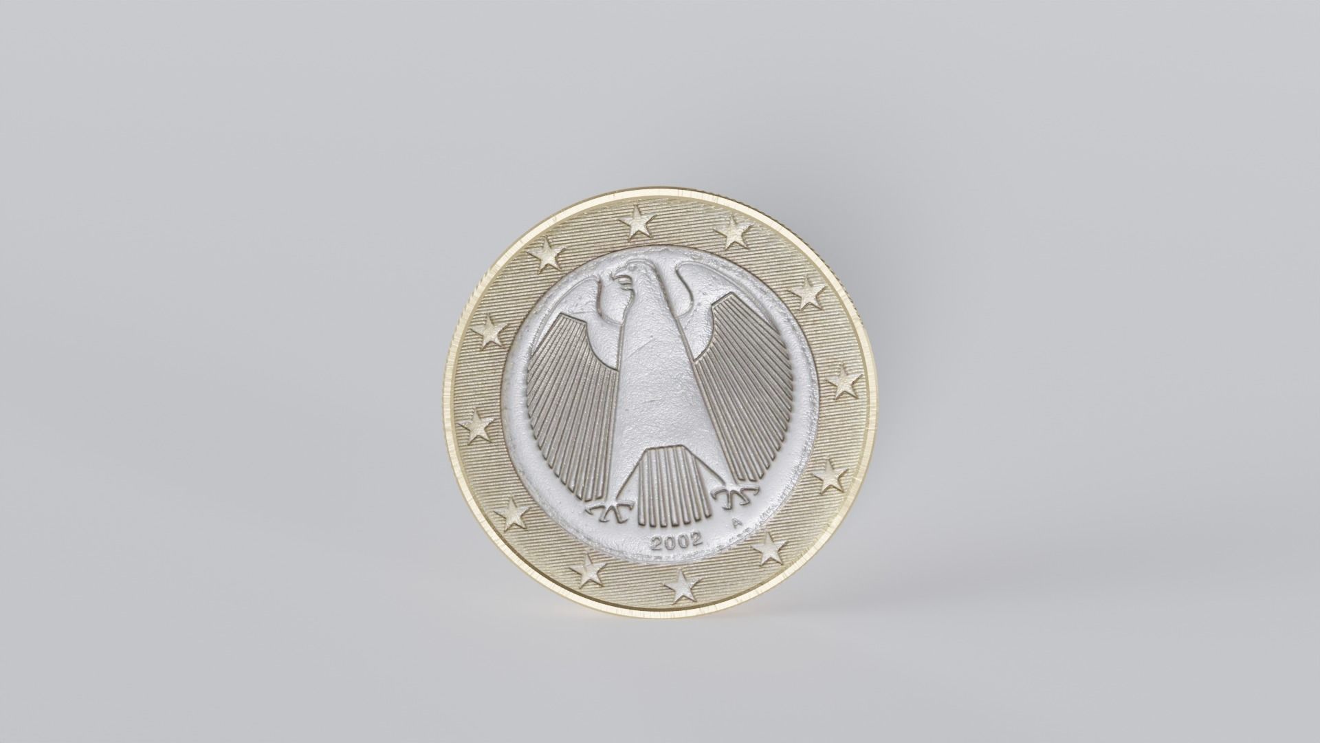 Euro coins - German version 3D model_17