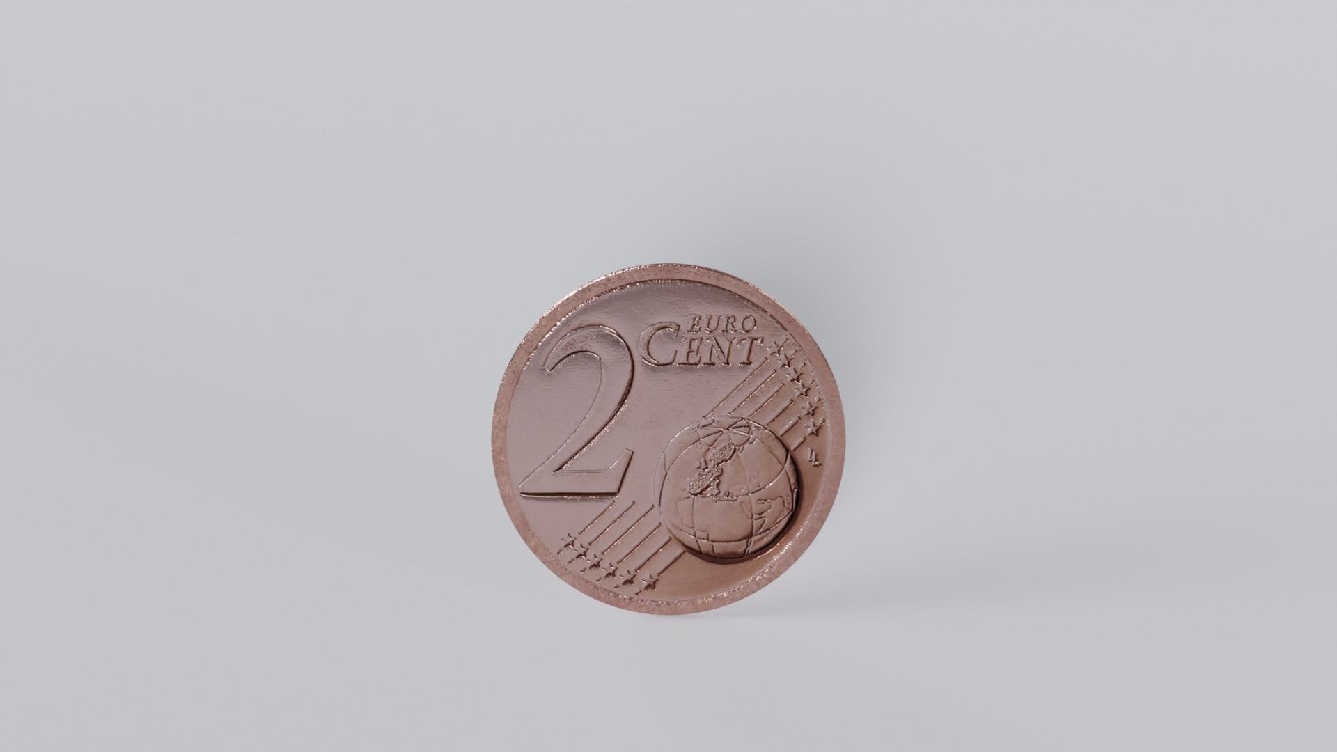 Euro coins - German version 3D model_6