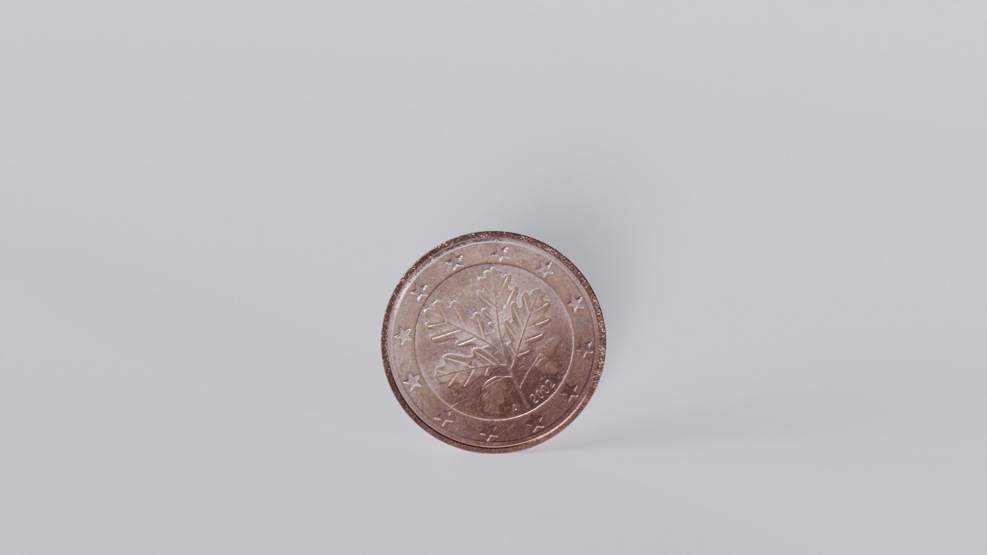 Euro coins - German version 3D model_5
