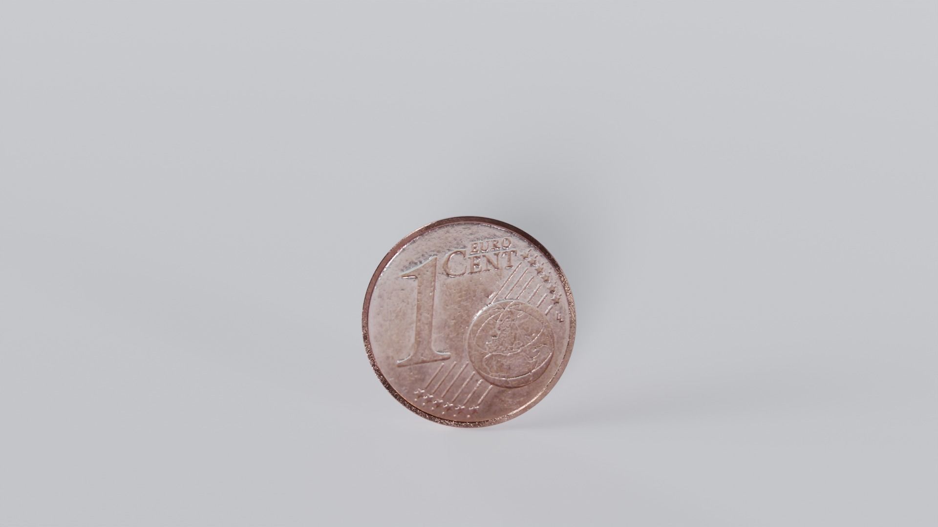 Euro coins - German version 3D model_4