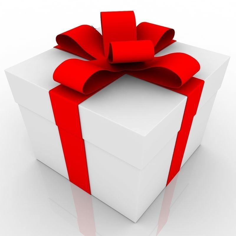 Gift Box 3D model_4
