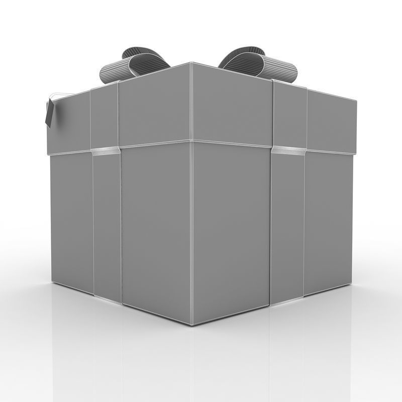 Gift Box 3D model_6