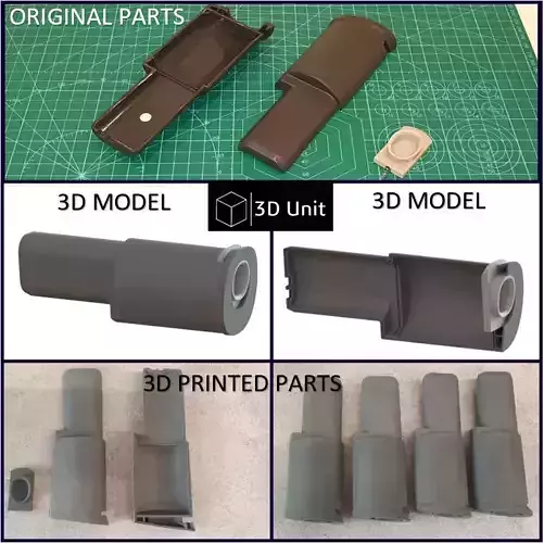 Battery case 3D model