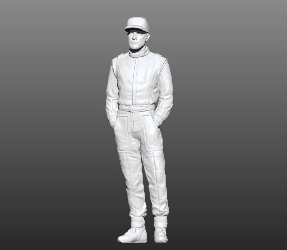 man racingsuit 3D print model_5