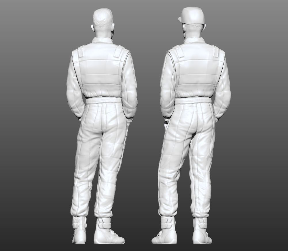 man racingsuit 3D print model_3