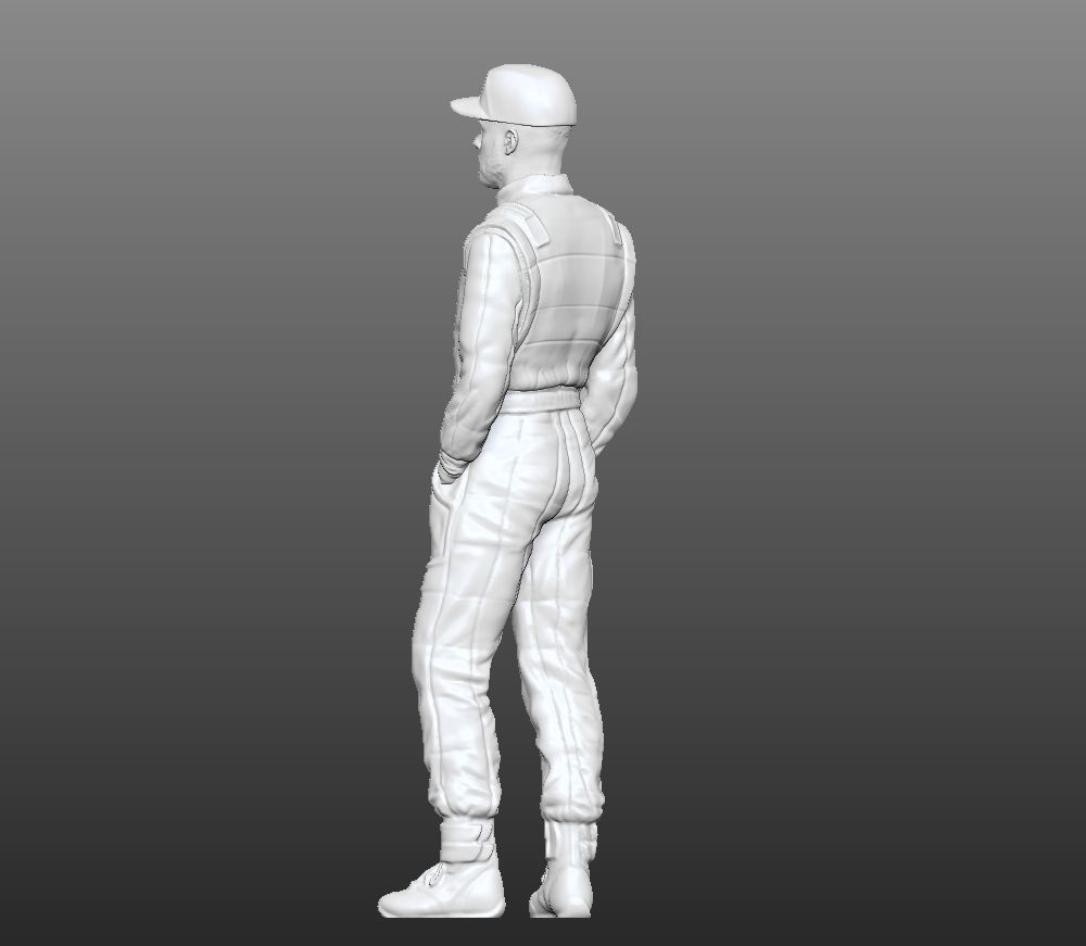 man racingsuit 3D print model_9