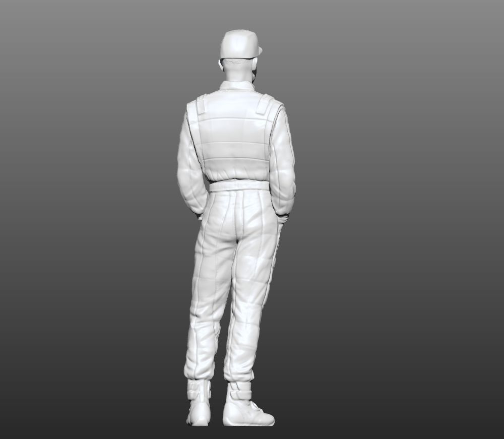 man racingsuit 3D print model_8