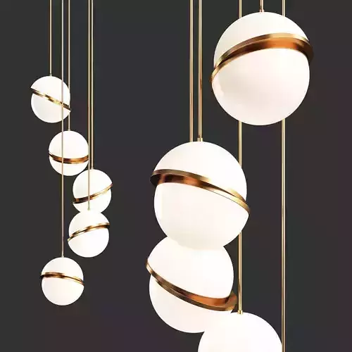 MINI CRESCENT MULTI LIGHT PENDANT