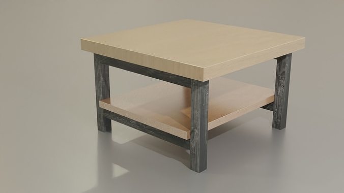 COFEE TABLE FOR LIVING ROOM FURNITURE Low-poly 3D model