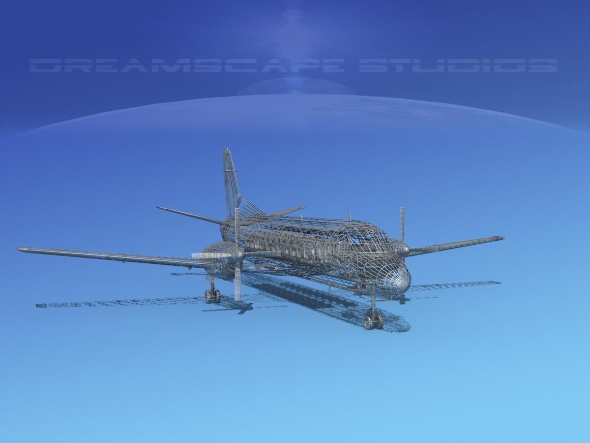 SAAB SF340 Crossair 3D model_14