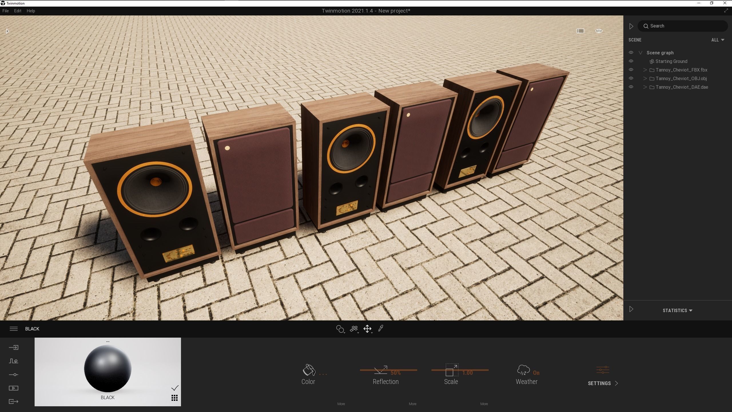 TANNOY Cheviot Loudspeaker 3D model_12