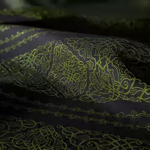Lace Embroidery 10 - 4K - PBR - PNG - SBSAR