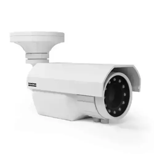 White Security Camera 3D model