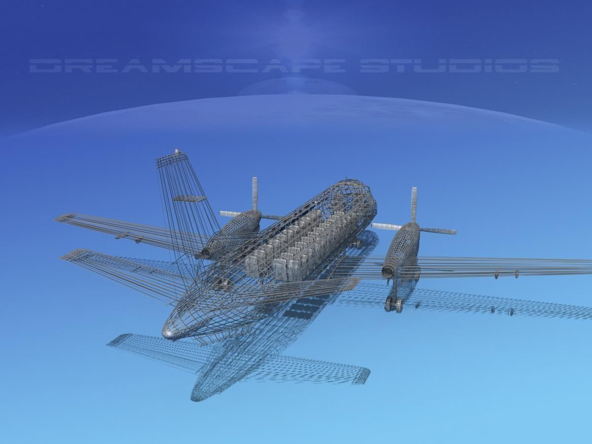 SAAB SF340 HAL 3D model_16