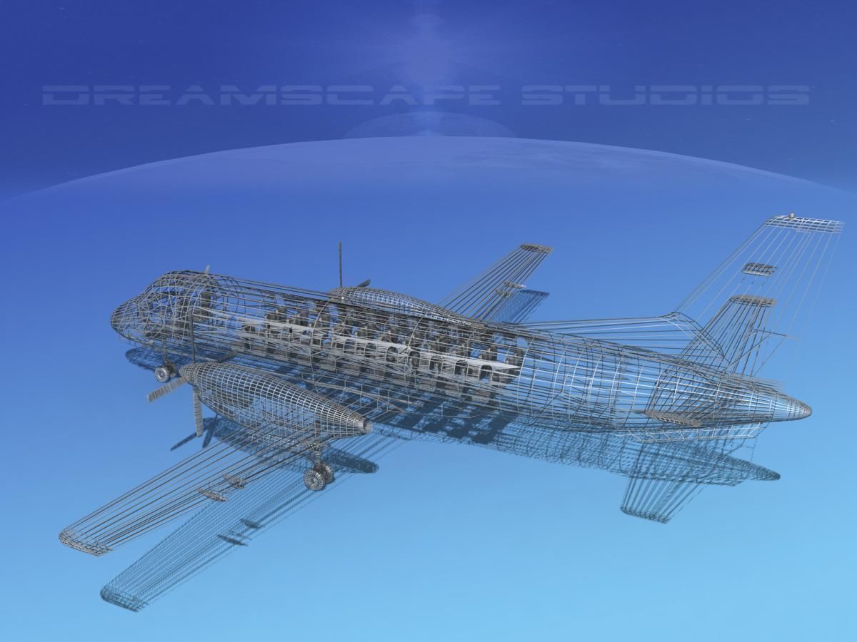 SAAB SF340 HAL 3D model_14