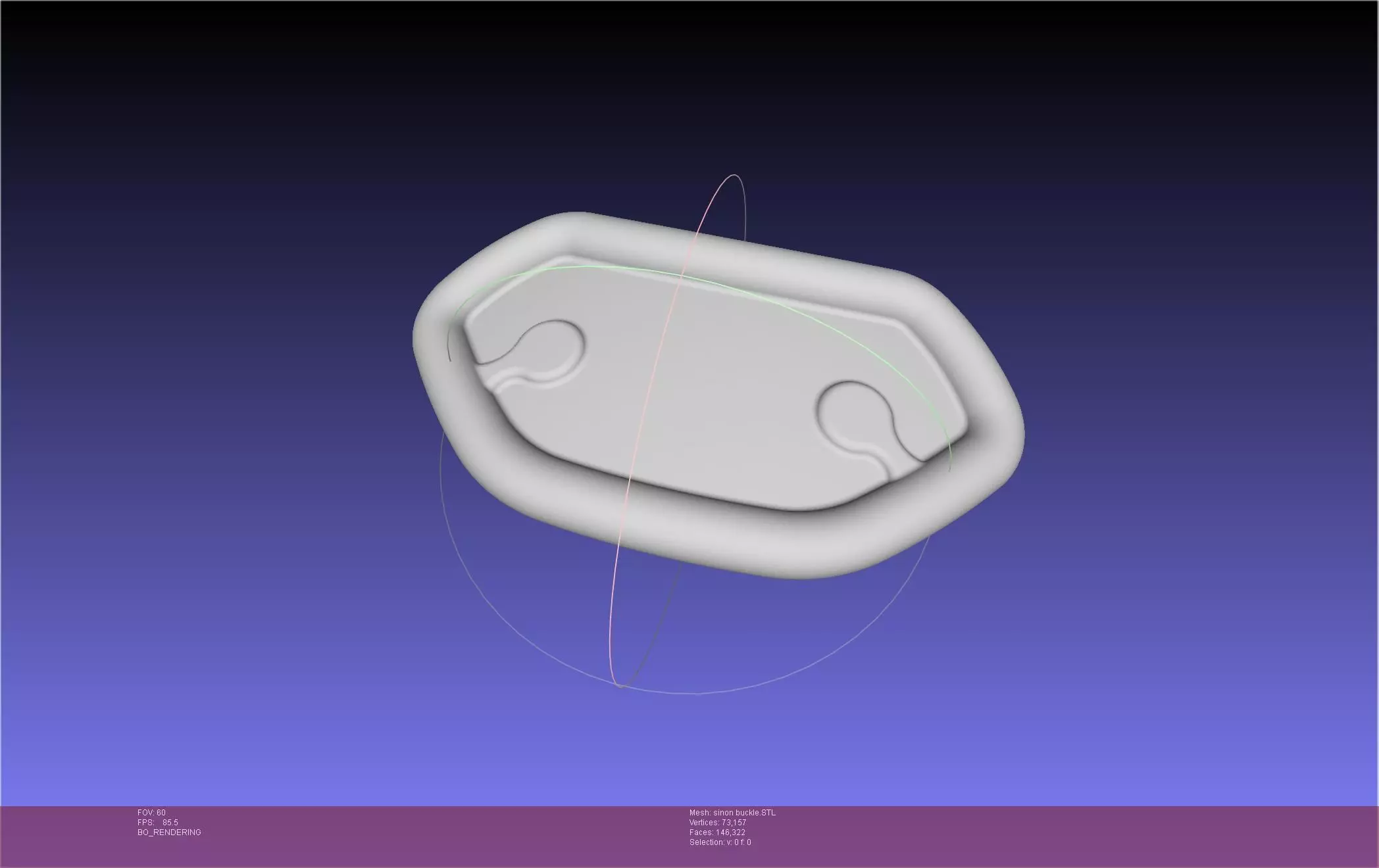 Sword Art Online Sinon Alfheim Buckle 3D print model