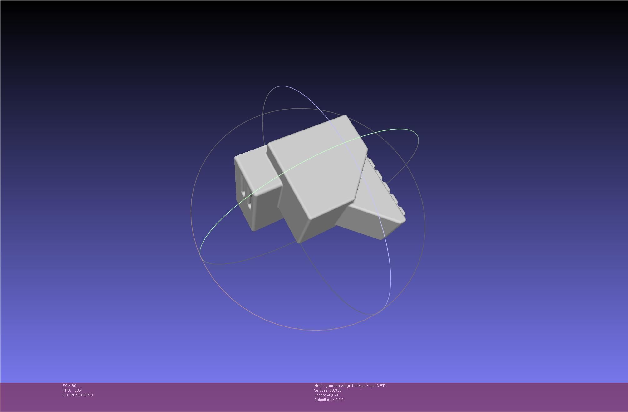 Wing Gundam Backpack Assembly 3D print model_87