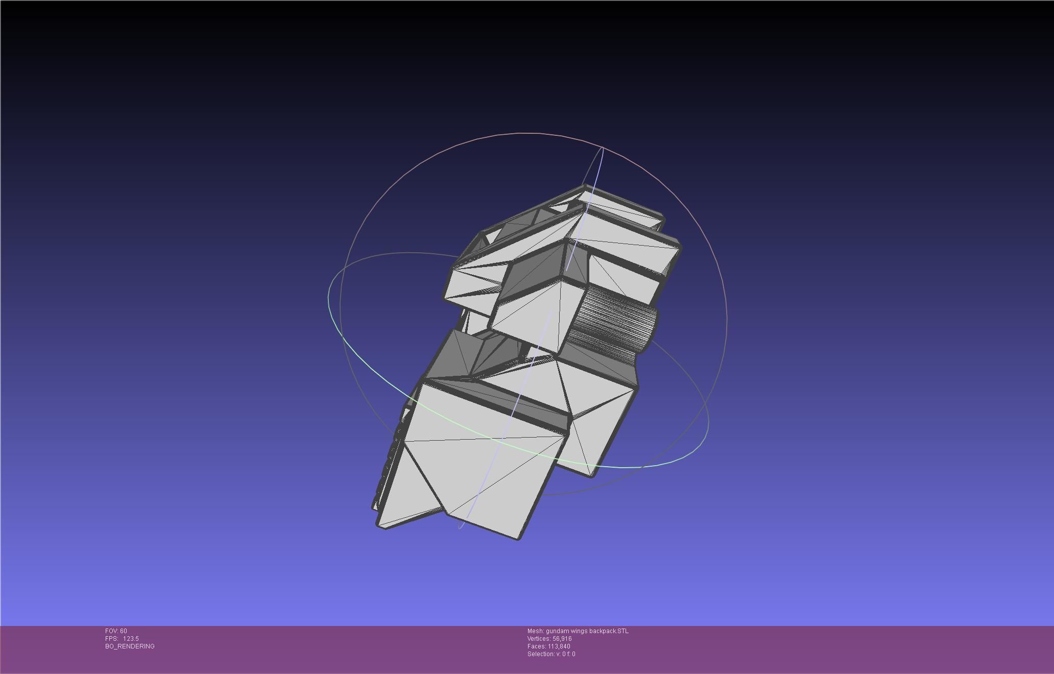 Wing Gundam Backpack Assembly 3D print model_60